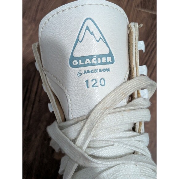 Jackson Glacier 120 White Figure Ice Skates Youth Size 12 Beginner Recreational - Picture 4 of 10